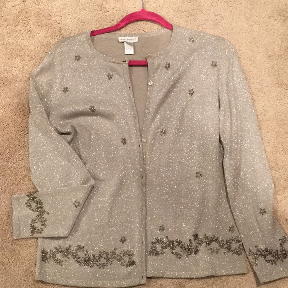 Silver jacket - small - used